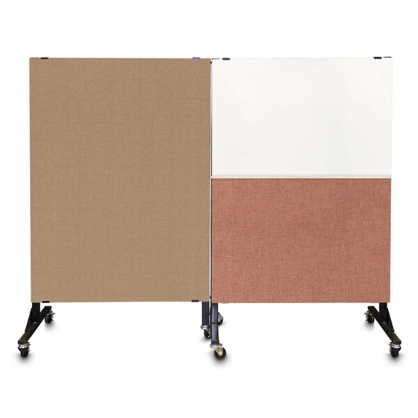 Sliding Door Indoor Enclosed Corkboard, 4